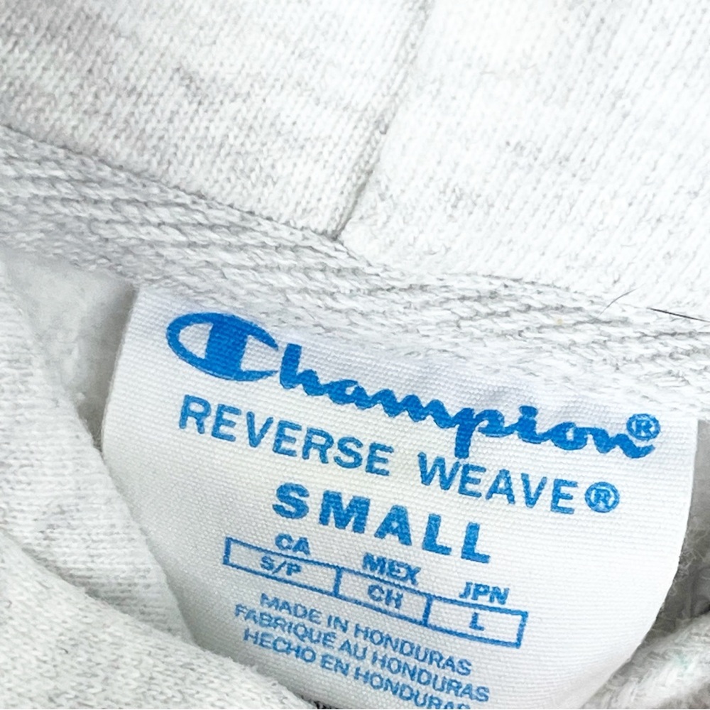 CHAMPION x SESAME STREET Reverse Weave Gray Long Sleeve Kangaroo Pocket Hoodie - Picture 3 of 11